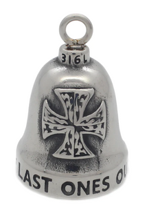 Stainless Steel Motorcycle Ride Bell ® Firefighter First Ones In Last Ones Out