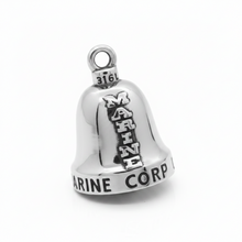 Load image into Gallery viewer, U.S. Marines Ride Bell® Military Motorcycle Bell Stainless Steel RB76