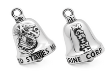Load image into Gallery viewer, U.S. Marines Ride Bell® Military Motorcycle Bell Stainless Steel RB76