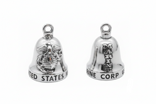 Load image into Gallery viewer, U.S. Marines Ride Bell® Military Motorcycle Bell Stainless Steel RB76