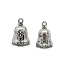 Load image into Gallery viewer, Phoenix Ride Bell® "Rise from the Ashes" Motorcycle Bell Stainless Steel RB77