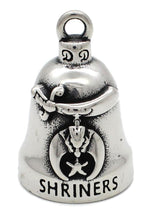 Load image into Gallery viewer, Motorcycle Biker Ride Bell® Shriners Bell Stainless Steel RB78