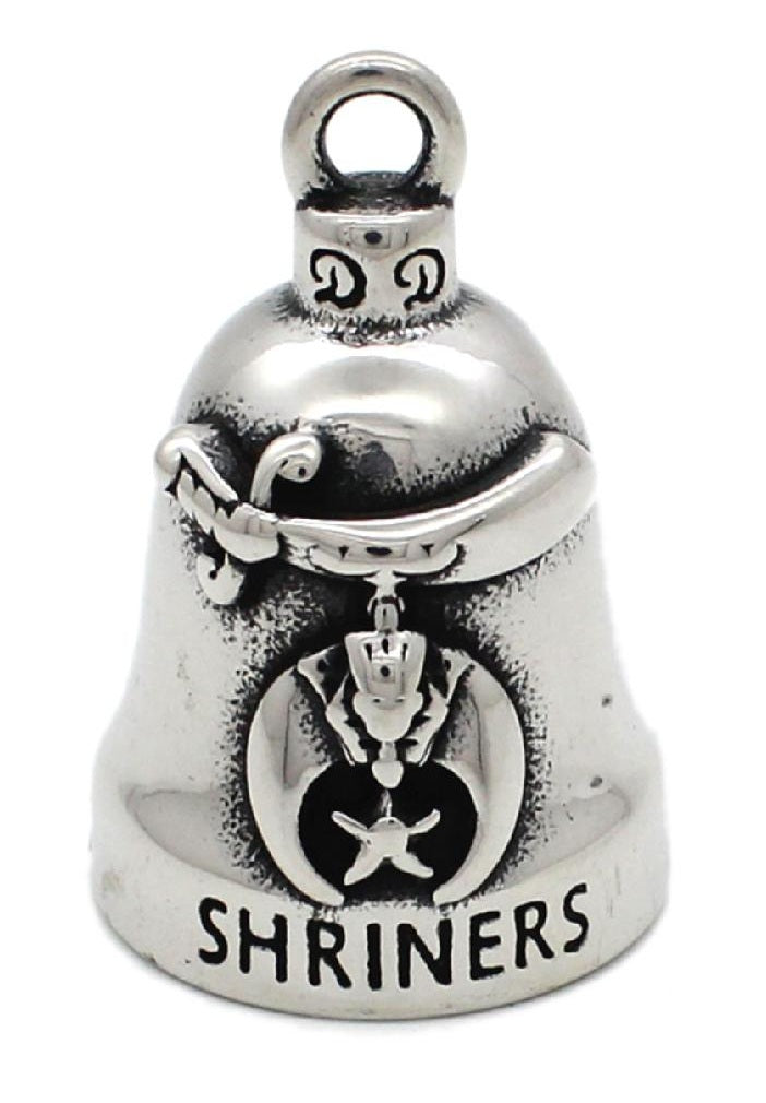 Motorcycle Biker Ride Bell® Shriners Bell Stainless Steel RB78