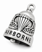 Load image into Gallery viewer, Airborne Ride Bell® Military Motorcycle Bell Stainless Steel RB81
