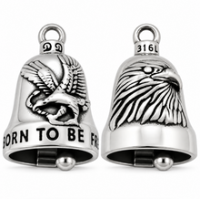 Load image into Gallery viewer, Free Eagle Ride Bell® Motorcycle Bell Stainless Steel RB82