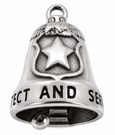 Law Enforcement Ride Bell® Police Motorcycle Bell Stainless Steel RB83