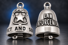 Load image into Gallery viewer, Law Enforcement Ride Bell® Police Motorcycle Bell Stainless Steel RB83