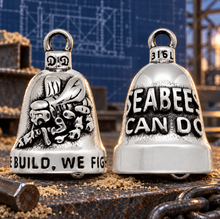 Load image into Gallery viewer, "SEABEES" Ride Bell® Military Motorcycle Bell Stainless Steel RB84