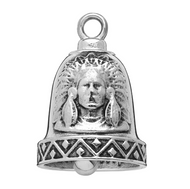 Large Indian Headdress Ride Bell® Biker Bell Stainless Steel RB8L