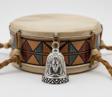 Load image into Gallery viewer, Indian Headdress Ride Bell® Biker Bell Stainless Steel RB8