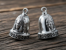 Load image into Gallery viewer, Indian Headdress Ride Bell® Biker Bell Stainless Steel RB8