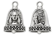 Load image into Gallery viewer, Indian Headdress Ride Bell® Biker Bell Stainless Steel RB8