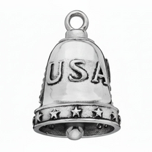 Load image into Gallery viewer, U.S.A. Flag Motorcycle Ride Bell® Stainless Steel Biker Bell RB9