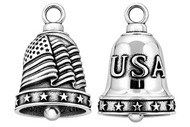 U.S.A. Flag Motorcycle Ride Bell® Stainless Steel Biker Bell RB9