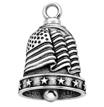 Load image into Gallery viewer, U.S.A. Flag Motorcycle Ride Bell® Stainless Steel Biker Bell RB9