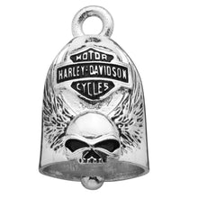 Load image into Gallery viewer, Harley Davidson® Winged Skull B&amp;S Logo  Ride Bell  HRB038 image 1
