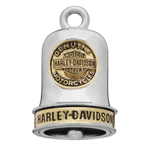 Load image into Gallery viewer, Harley-Davidson® Sculpted Medallion B&amp;S Logo Ride Bell Two Tone HRB095 image 1
