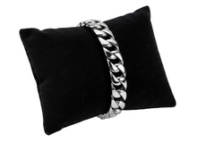 Load image into Gallery viewer, Men's 14mm Designer Cuban Link Bracelet Stainless Steel SB11