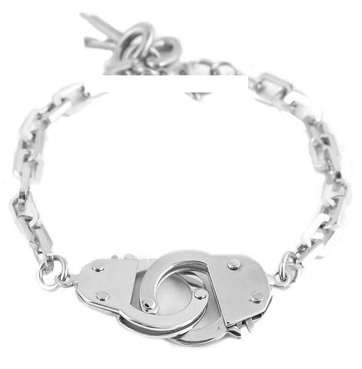 Heavy Metal Jewelry Ladies Handcuff Biker Bracelet Stainless Steel SB130