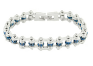 Ladies Motorcycle Bike Chain Bracelet Stainless Steel December Edition SB175