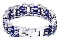 Load image into Gallery viewer, Primary Motorcycle Bike Chain Bracelet Stainless Steel SB17