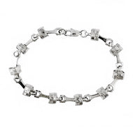 Piston Link Biker Bracelet Unisex Stainless Steel SB180