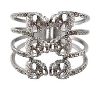 Ladies Bling Skull Cage Cuff Bracelet Skull Jewelry Stainless Steel<br> SB182