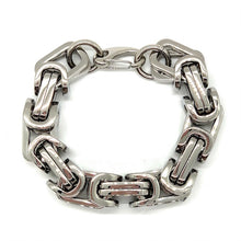 Load image into Gallery viewer, Biker Jewelry&#39;s Huge Byzantine Bracelet Stainless Steel SB19