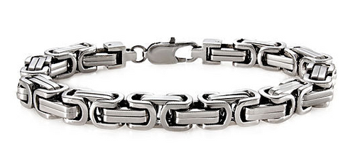 Bracelet Stainless Steel 6mm Byzantine Men's and Ladies SB20