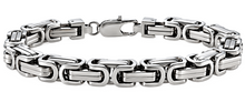 Load image into Gallery viewer, 6mm Byzantine Link Bracelet Unisex Stainless Steel SB20