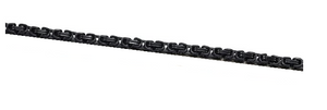 Small 4mm Black Stainless Steel Byzantine Bracelet Men or Women