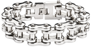21mm Silver Bike Chain Bracelet Huge Heavy Strong Stainless Steel SB21