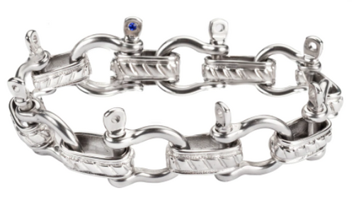 Stainless Steel Men or Women's Boat Jewelry Shackle Bracelet