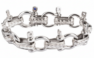 12mm Boat Shackle Bracelet Unisex Jewelry Stainless Steel SB226