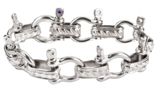 Stainless Steel Men or Women's Boat Jewelry Shackle Bracelet SB226