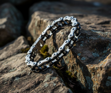 Load image into Gallery viewer, Unisex 10mm Motorcycle Bike Chain Bracelet – Stainless Steel<br> SB243