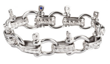 Load image into Gallery viewer, Boat Jewelry Large Men&#39;s Shackle Boater&#39;s Bracelet Stainless Steel