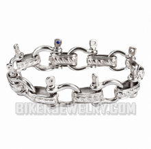 Load image into Gallery viewer, Men’s 20mm Large Boat Shackle Bracelet Stainless Steel SB2