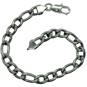 Stainless Steel 8mm Figaro Bracelet