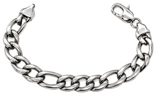 Load image into Gallery viewer, 8mm Figaro Link Bracelet Men's Stainless Steel SB49