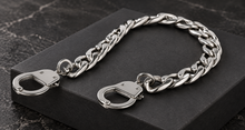 Load image into Gallery viewer, Unisex Handcuff Bracelet 8mm Curb Link Stainless Steel SB5