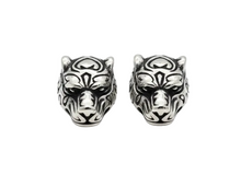 Load image into Gallery viewer, Tiger Head Post Earrings Unisex Stainless Steel SE20