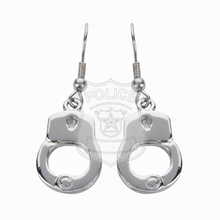 Load image into Gallery viewer, Small Handcuff Dangle Earrings Unisex Stainless Steel SE26