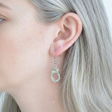 Load image into Gallery viewer, Small Handcuff Dangle Earrings Unisex Stainless Steel SE26