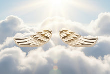 Load image into Gallery viewer, Simple Angel Wing Post Earrings Stainless Steel SE40