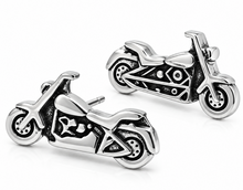 Load image into Gallery viewer, Classic Motorcycle Post Earrings Unisex Stainless Steel SE47
