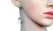 Load image into Gallery viewer, Long Chain Handcuff Dangle Earrings Unisex Stainless Steel SE6