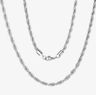 2mm Rope Chain Unisex Necklace Stainless Steel CH2