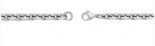 Load image into Gallery viewer, Stainless Steel Small Oval Link 4mm Necklace Unisex Many Lengths