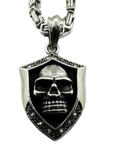 Load image into Gallery viewer, Strong Skull Pendant Four Chains to Choose from Stainless Steel